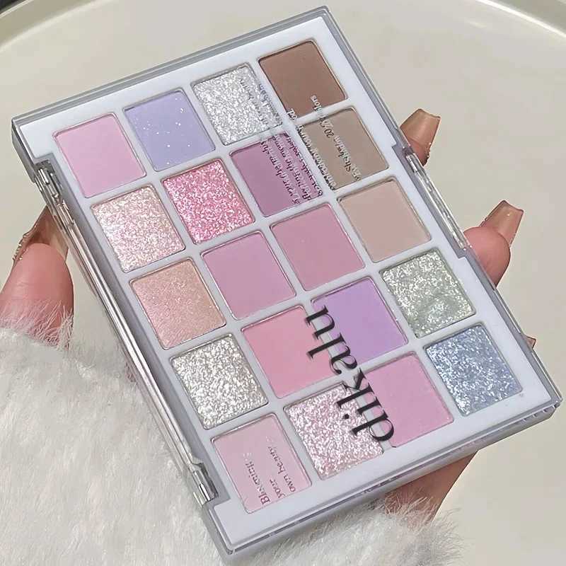 20-color Warm Eyeshadow Palette Romantic Smoky Rose Tones Matte Glitter High-pigment Smudge-proof Beauty Makeup H260402