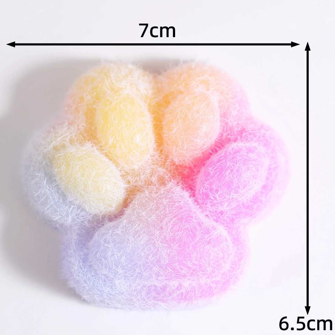 Squeeze Cat Paw Toys Cute Soft Relief Stress Relax Toys Sticky Decompressing Pinching Cat Paw Stress Relief Squishy Fidget Toy H260402