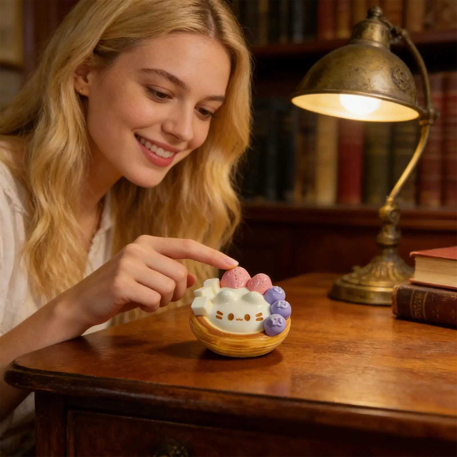 Simulation Sensory Squeeze Toy for Kids Egg Tart Calming Fidget Antistress Toy For Home School Students Classroom Office H260402