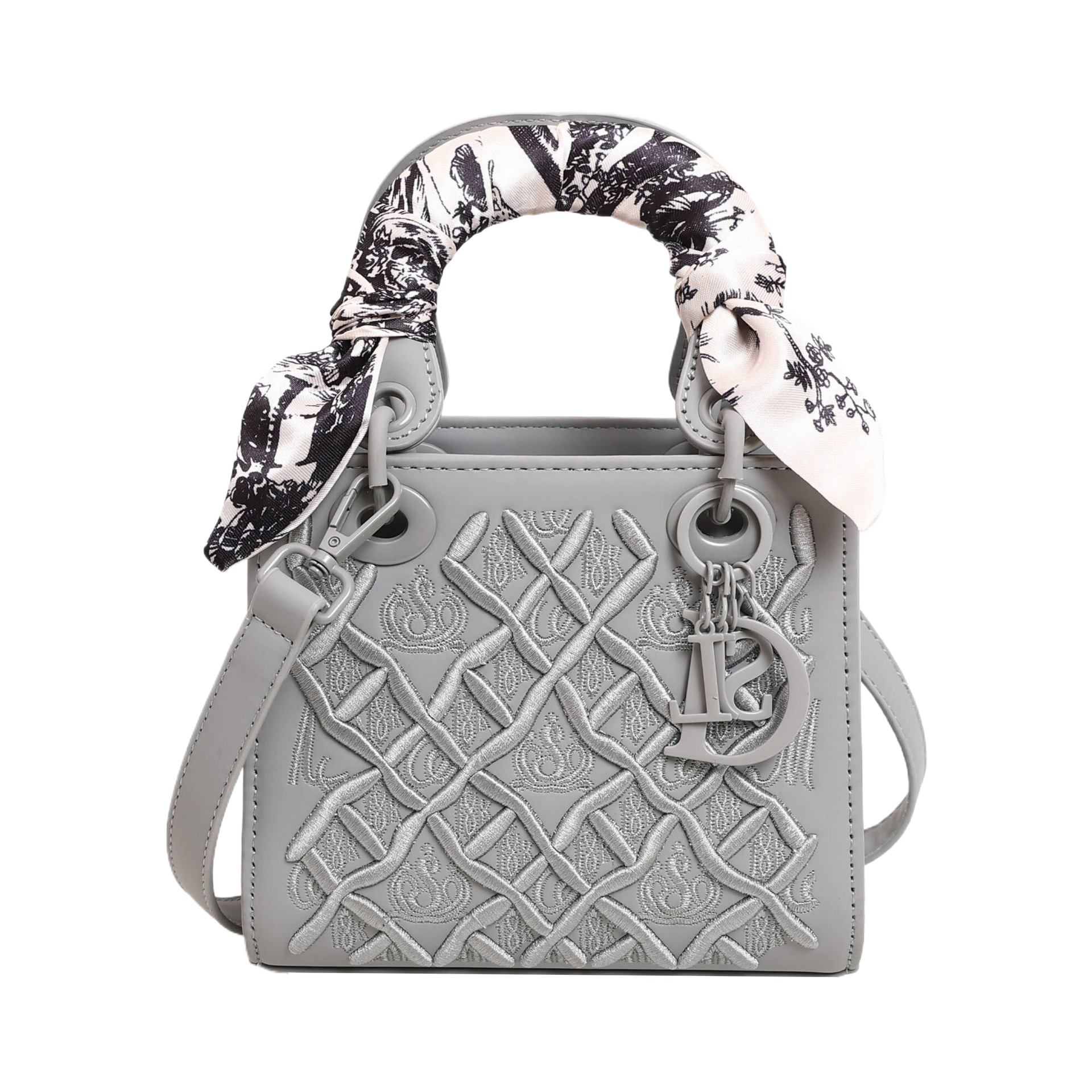 2026 Summer Hot Embroidered Versatile Designer Lady Bag Fashion Silk Scarf Casual Trendy Handbag for Women