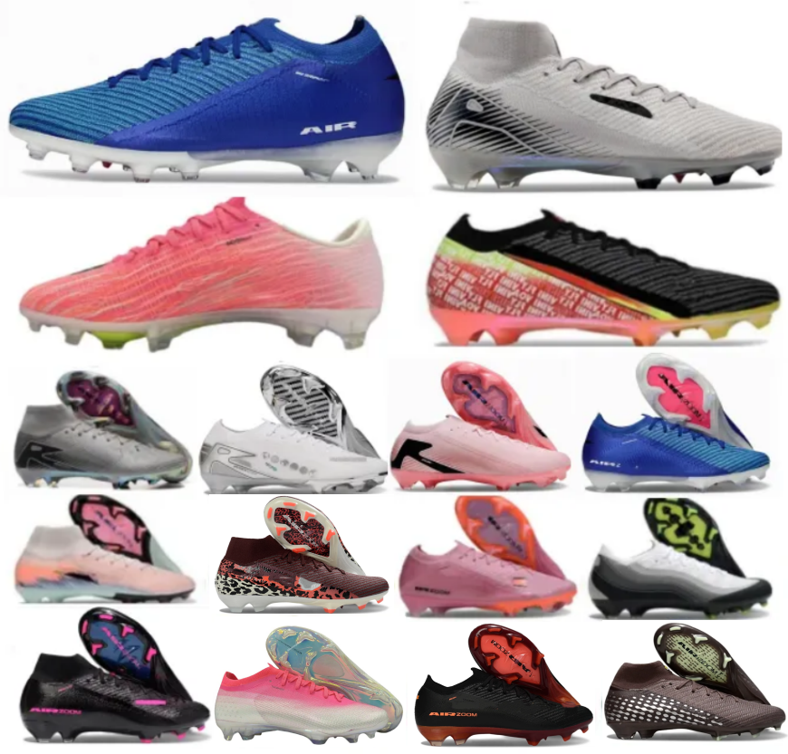 Top Quality Football Boots 16 Frenulum Lace FG Men's Soccer Cleats Comfortable Training Leather Football Shoes Youth Men's and Women's Size Match Training US4 36-45