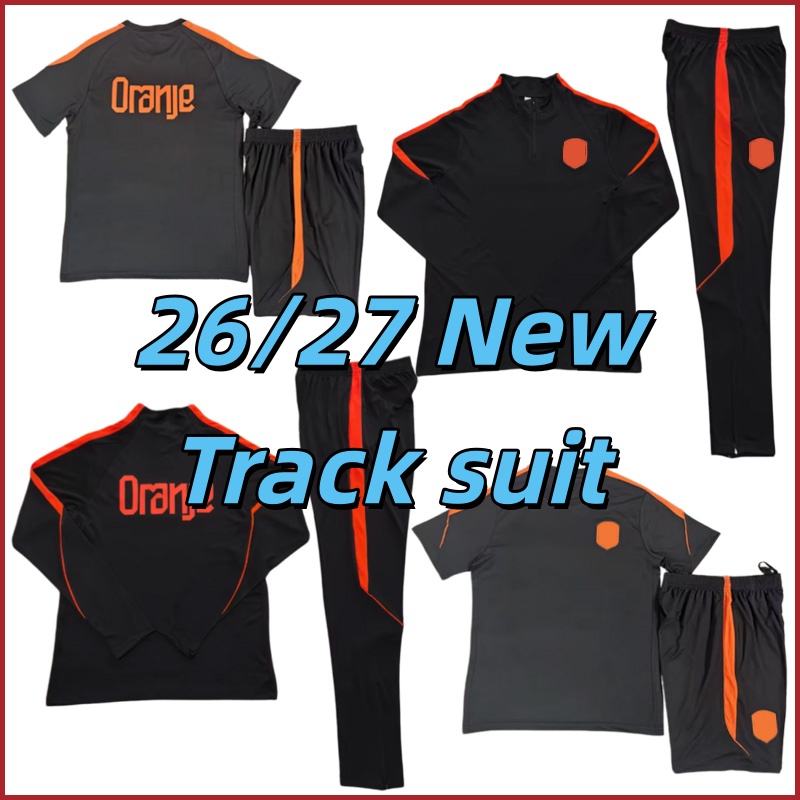 26 27 Netherlands long short tracksuit long training suit 25 26 27 soccer Jersey kit uniform adult sweatshirt Sweater sets men kids