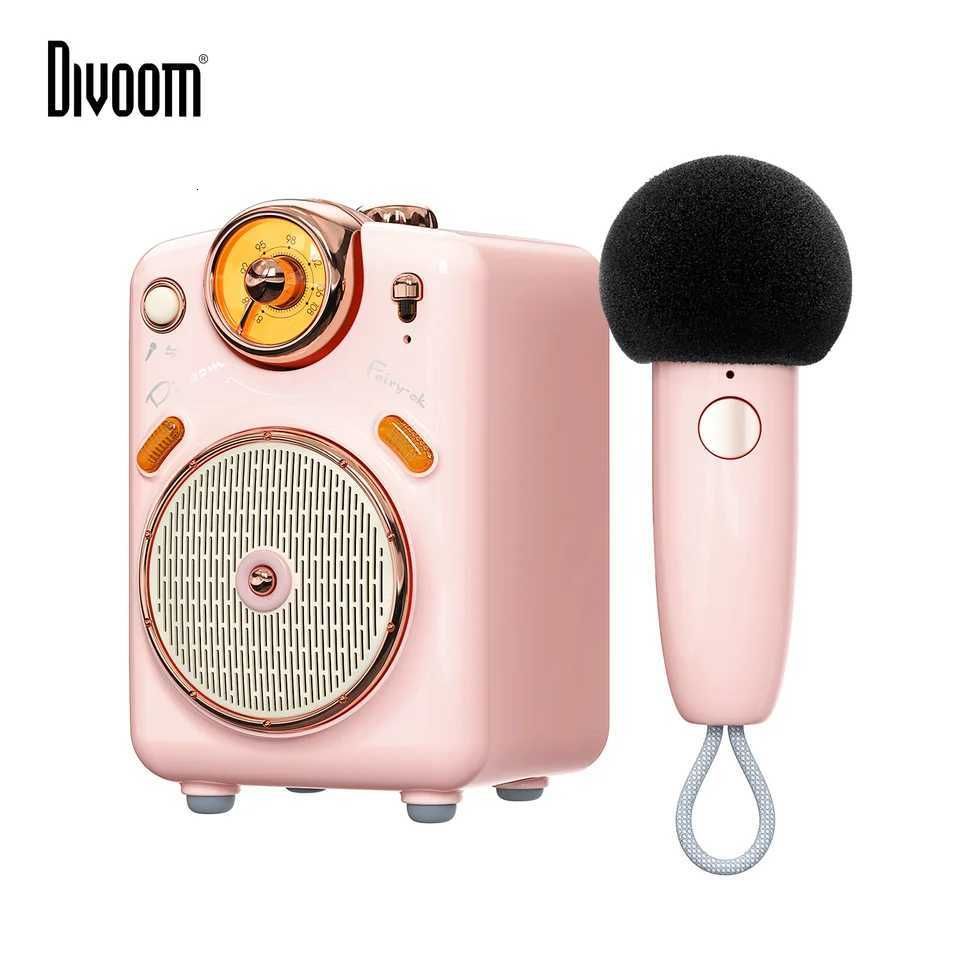Divoom Fairy-OK Portable Bluetooth Speaker with Microphone Karaoke Function with Voice Change FM Radio TF Card K251110