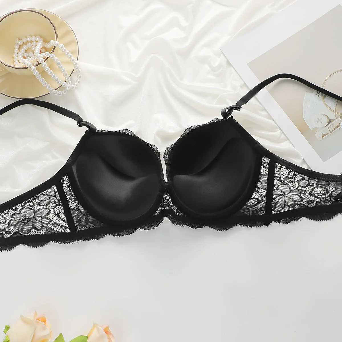 Viomisha Leopard Print Bra and Panty Set Push Up Bra Lace Underwear for Women Adjustable Straps and Soft Fabric Z260402