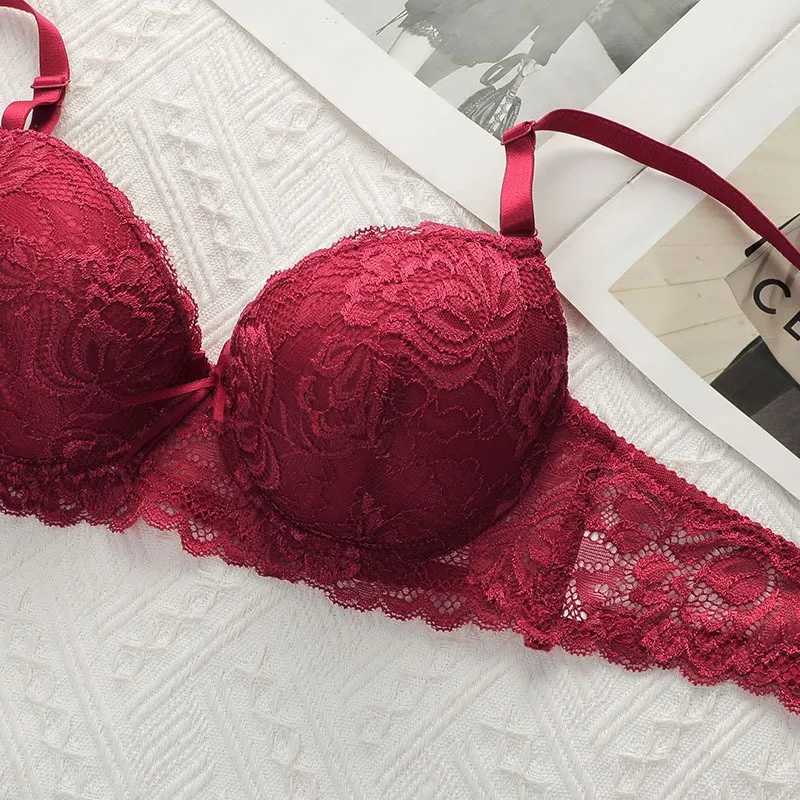 Lace Bras Set For Womens brs panty sets Female Lingerie Embroidered 34/75 36/80 38/85 BCD Cup Underwear Z260402