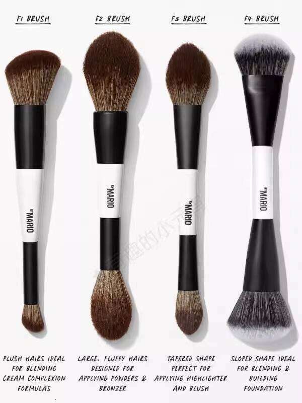 Authentic American by Mario Makeup Blush Highlight Brush F4/F3/F2/F1 E3/Ef1