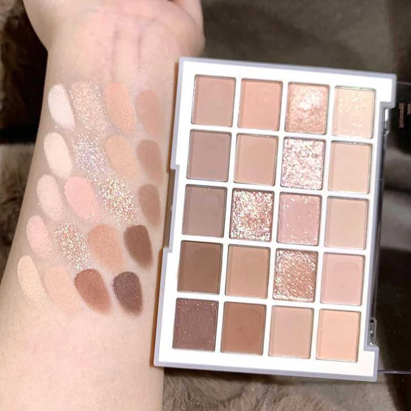 20-Color Multicolor Eyeshadow Palette Nude Earth Tones Tender And The Powder Is Not Flying Waterproof Long-Lasting Daily Makeup H260402