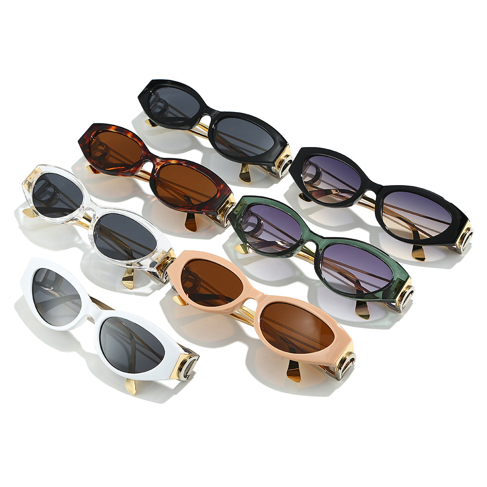 2026 New Design Luxury Eyeglasses - New Small Frame Cat-eye Style Women's Sun Glasses Made Of High-end Metal Materials Outdoor Sun Protection Aga