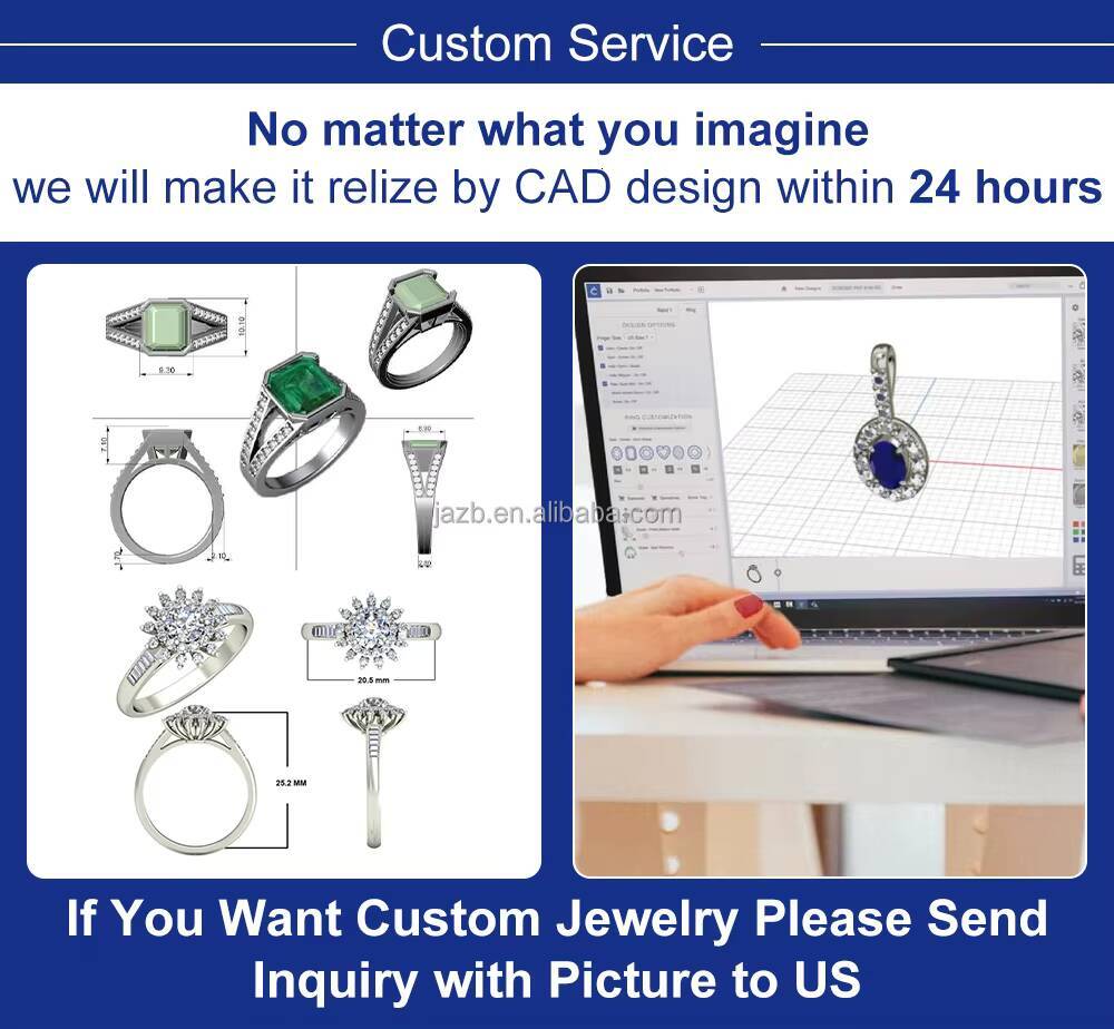 Wholesale Engagement Femme En or Bijoux Homme Radiant Moissanite Diamond 925 Silver Rings Jewelry Manufacturer Custom Jewelry