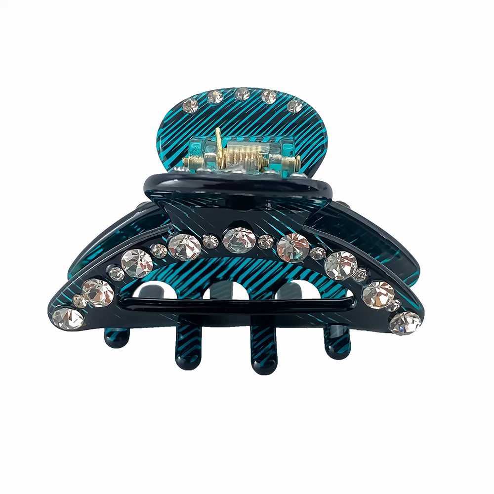 eManco Trendy Luxe Rhinestone - Studded Hair Claw Clips Diverse Color Options Fashion Hair Jewelry for Daily Wear Party Look H260402