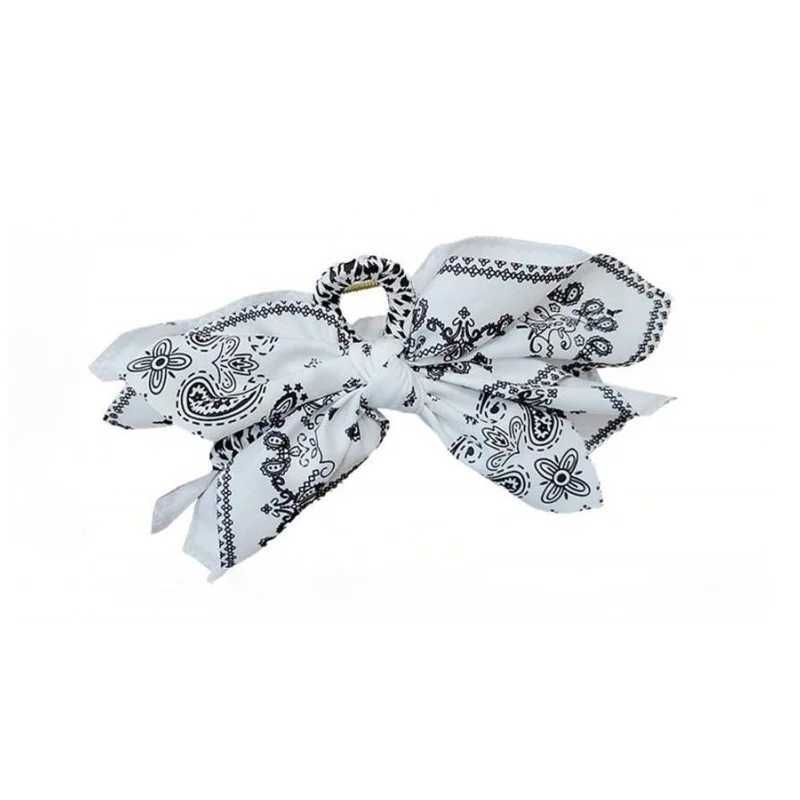1 Pcs Womens Hair Clips Double-sided Paisley Bow Grabs Summer Seaside Vacation Fashionable Popular Hair Accessories For Ladies H260402