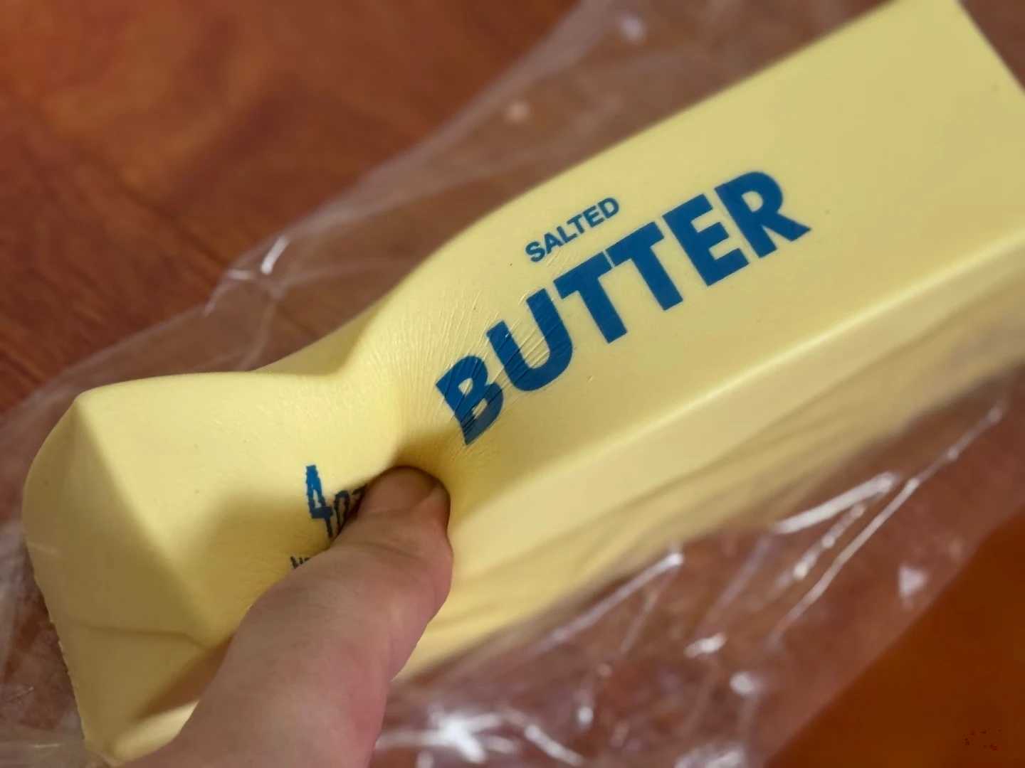 1PC Antistress Butter Stick Stress Anxiety Relief Fidget Toys Slow Rising Squishy Squeeze Elastic Cheese Stick Prank Toys H260402