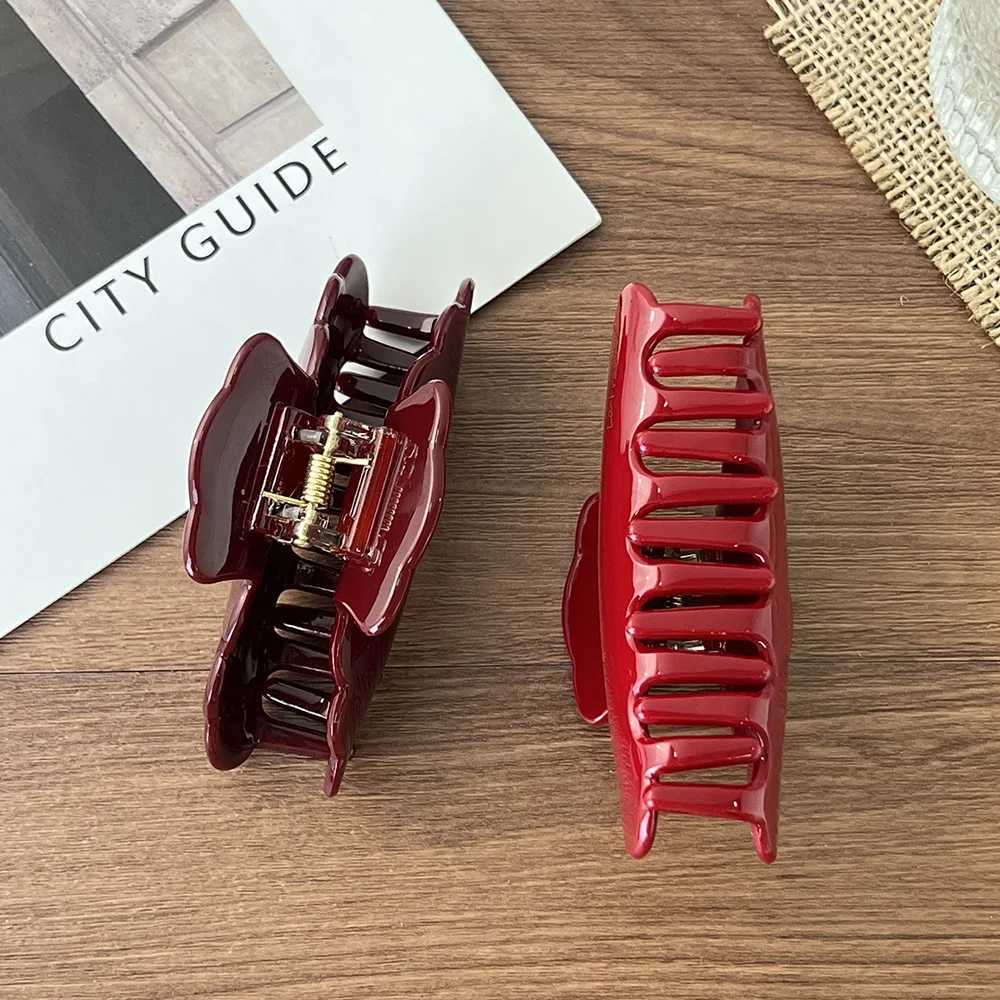 1pc New Retro Acetic Acid Grip Clip Womens Half Hair Shark Clip Medium Hair Clip Temperament Hair Clip Headpiece H260402