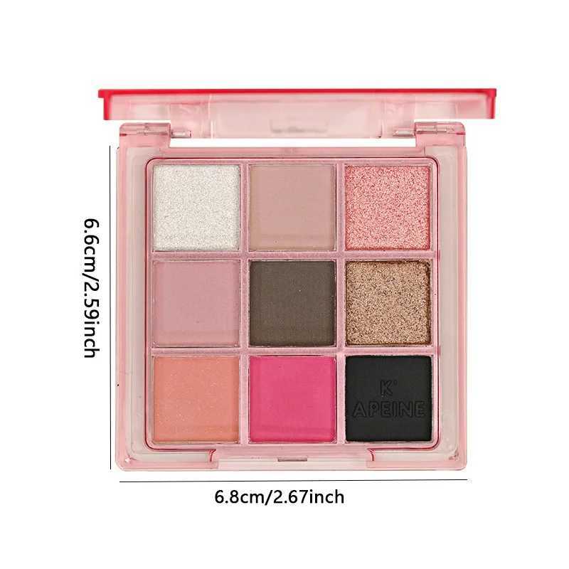 9-color eye shadow palette - vibrant colors shiny palette waterproof and durable suitable for music festival makeup H260402