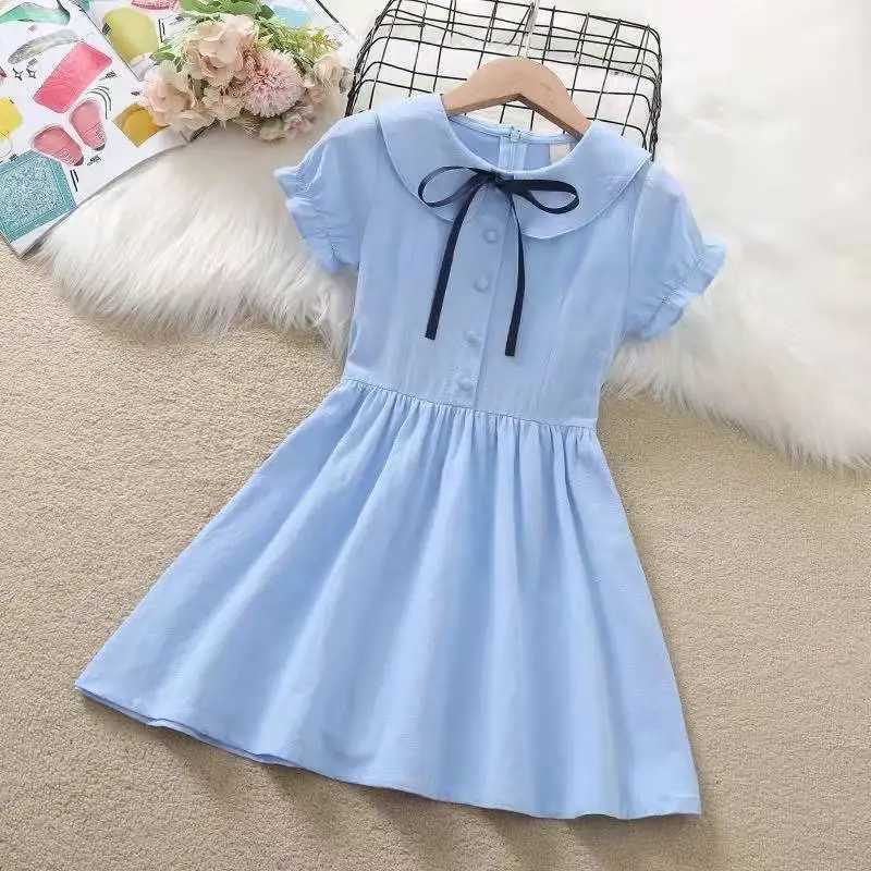 Fashion Summer 2026 Girls Cute Dress Party Kids School Dresses Costumes Children Princess Clothes Teen Vestidos 4 6 8 10 12 Year H260402