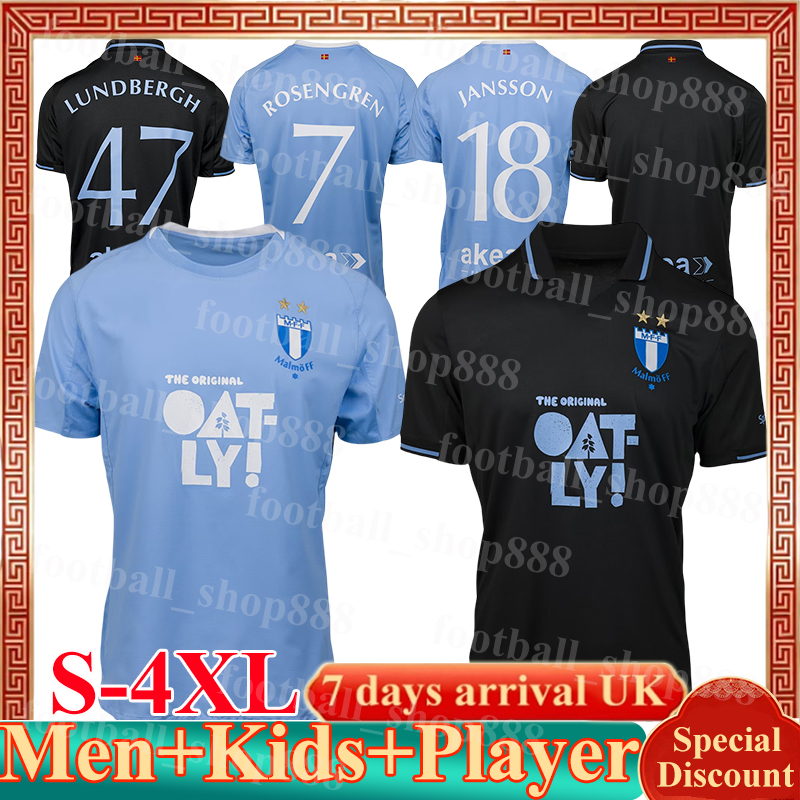 4XL Malmo FF 26 27 Soccer Jerseys ALI HAKSABANOVIC JANSSON EKONG 2026 Football Shirts GUDJOHNSEN ROSENGREN BUSANELLO BOTHEIM SIGURDSSON OLSEN Men Kids Kit Socks Set