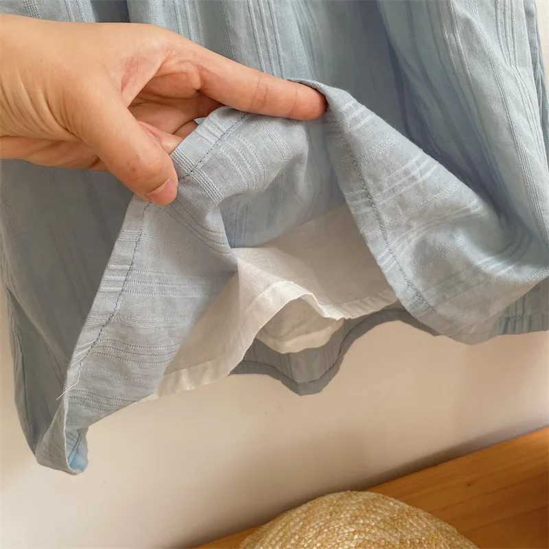 deer jonmi 2026 New Summer Baby Girls Princess Dresses Short Sleeve Korean Style Lace Collar Toddlers Kids Cotton Cute Dress H260402