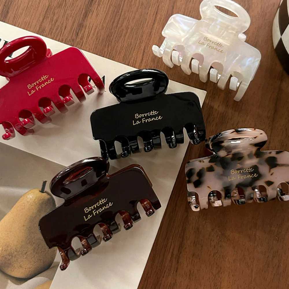 Hair Clip Light Luxury Shark Clip High-end Feeling Hair Accessories Girl Woman Small Grab Clip Side Hair Clip H260402