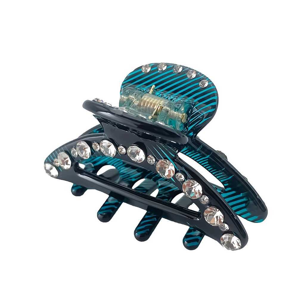 eManco Trendy Luxe Rhinestone - Studded Hair Claw Clips Diverse Color Options Fashion Hair Jewelry for Daily Wear Party Look H260402