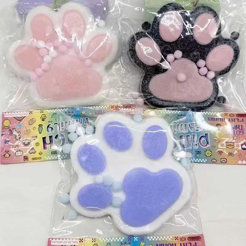 Giant Cat Paw Squishies Toys Handmade Ultra Soft Taba Squishies Fidget Toys Stress Relief Squeeze Toy Gifts for Kids Adults H260402