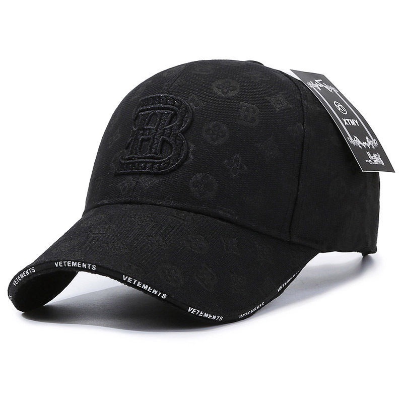 New hot selling luxury casual fashion baseball spring/summer Korean street dance extended edge hat, vintage baseball cap