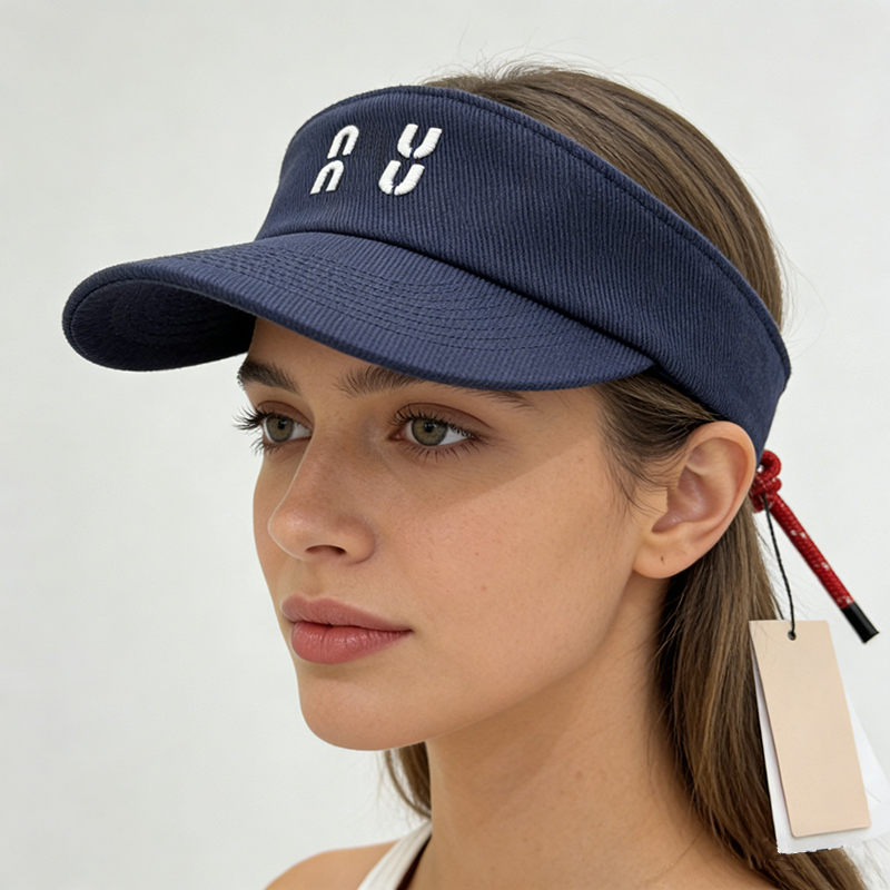 Summer Visor Hat Wide Brim Sun Cap Women Sports Visor Beach Golf Tennis Outdoor Casquette High Quality Casual Letter Hats