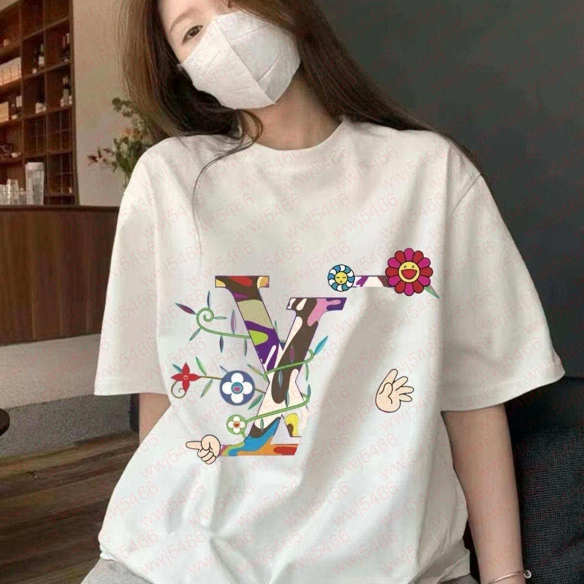 Women's Tops & Tees Designer Shirt Men Tshirt Man Tee Womens Clothes T-Shirts 100% Cotton Short Sleeve Men's Shirt Women Short T-Shirt Clo