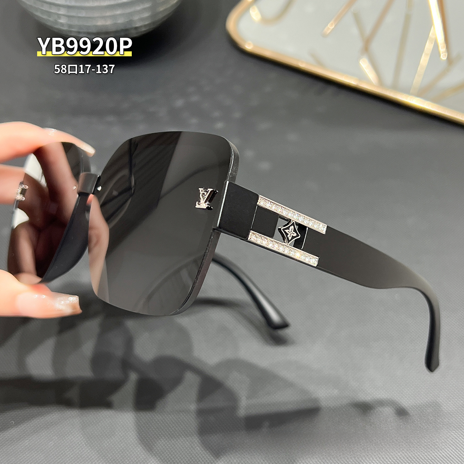 Designer Luxury Glasses Fashionable Sunglasses High-end Luxury Items For Women Outdoor Uv-protective Polarized Driving Sunglasses Versatile