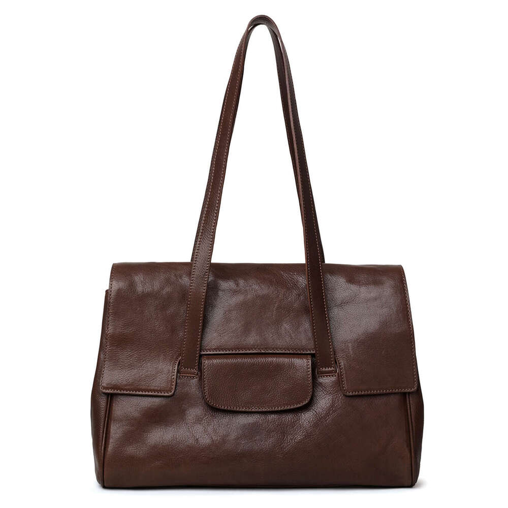 2025 New Genuine Leather Women's Bag, Luxury Brand Factory Direct, Unique Design, Large Capacity Underarm Bag, Versatile Shoulder Bag, Wholesale 