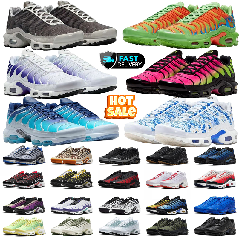 tns designer shoes Running Shoes tn Fr Toggle Utility Women Triple White Metallic Reflective Mens shoes Trainers sneakers chaussures schoenen 40-46