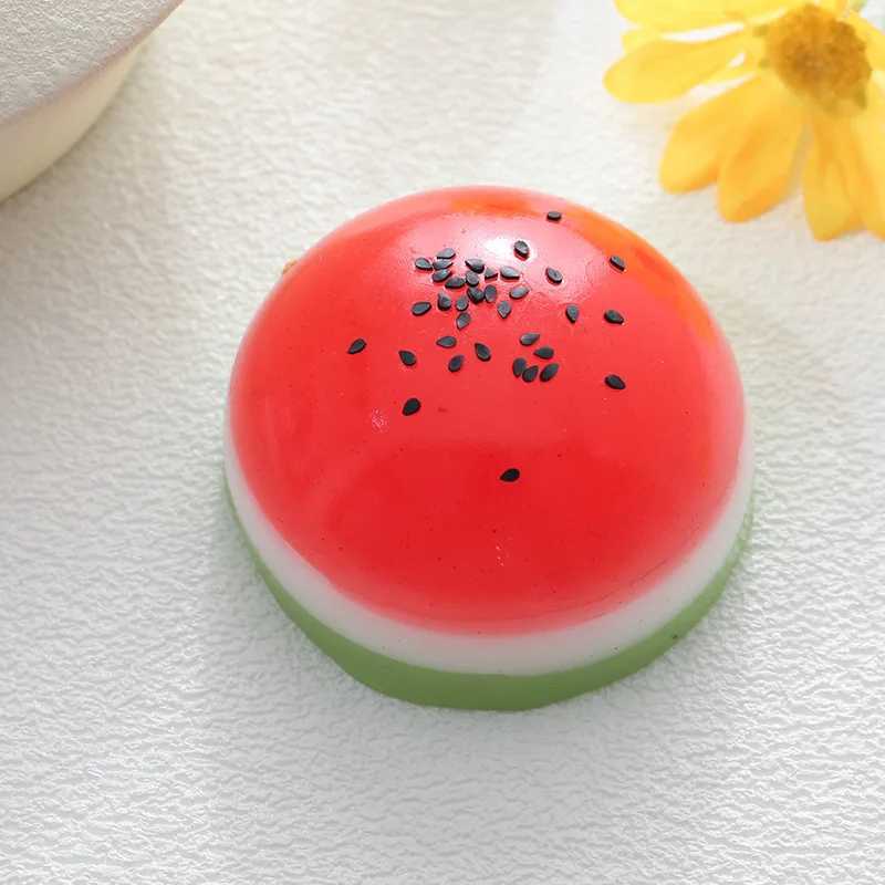 Cute Watermelon Cat Claw Squishy Toy Stress Relief Toy Mochi Taba Squishy Food Toy New Hot Antistress Fidget Toy Pinching Toy H260402