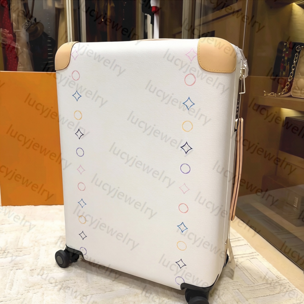 Suitcase Luggage Designer Travel Leisure Cabin Capacity Trolley Case Luggage Boarding Luxury Unisex Case Box Capacity 20 inches with Wheels