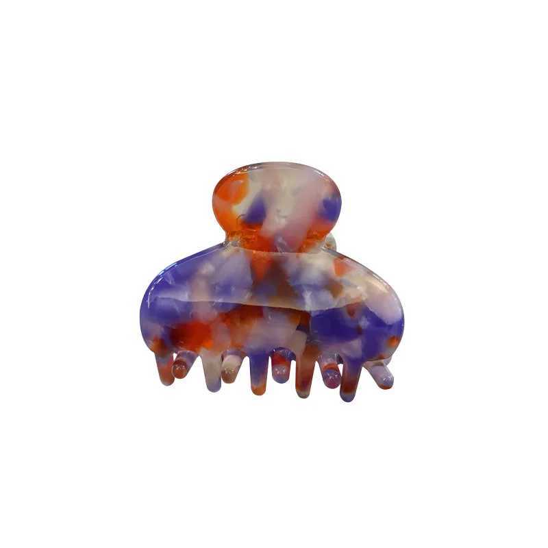 2024 Autumn New Fashion Girls Little Hair Clip Accessories Colourful Acetate Sheet Geometric For Women Sweet Hairpins Headdress H260402