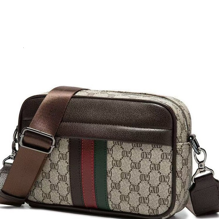 Thickened multi-layer single-shoulder messenger bag, casual underarm bag, high-end bag, fashionable and versatile messenger bag for men and women