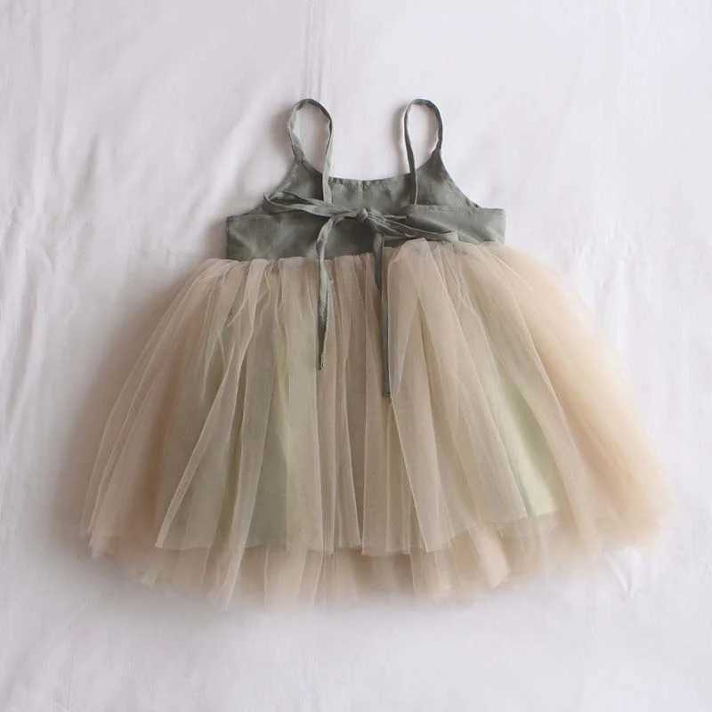 Princess Baby Girl Dress Summer Backless Baby Girls Birthday Dress For 0-3Y Baby Girl Tutu Dress Toddler Girl Clothes H260407