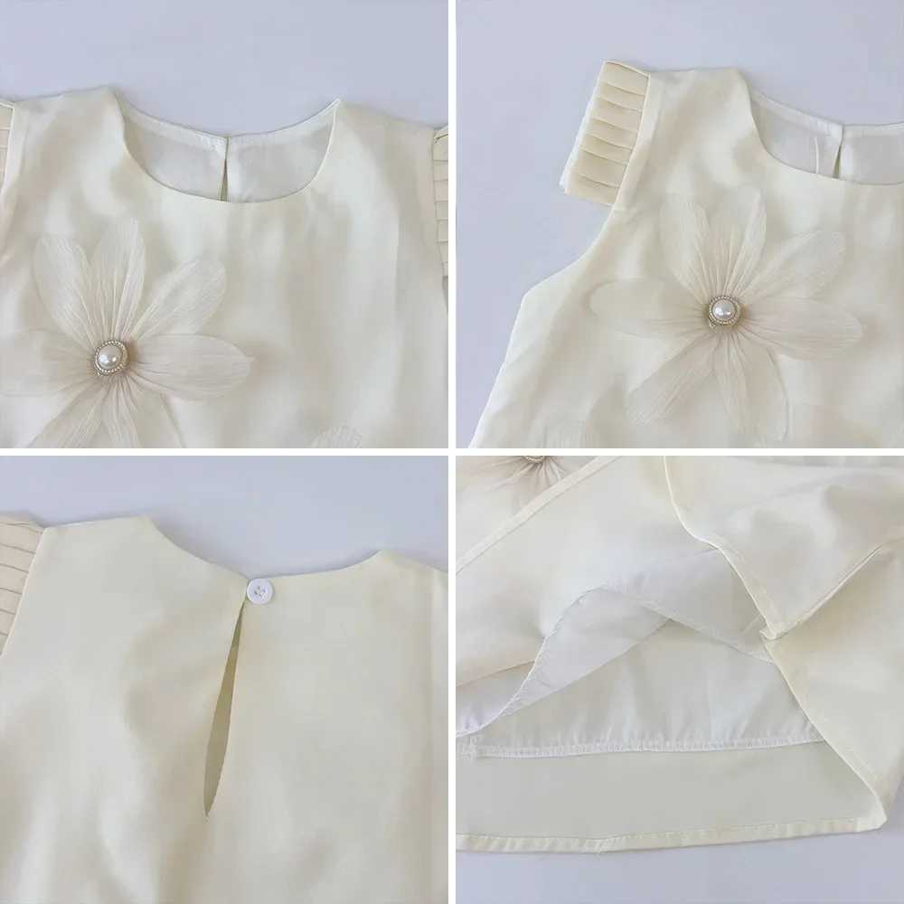 Bear Leader 2-7 Years Summer New 3D Flower Vest Dress Girls Princess Dresses Baby Kids Clothing Wedding Party Elegent Clothes H260407