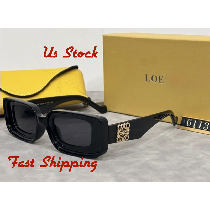 High Quality Luxury Designer Sunglasses Square Unisex Frames For Men and Women Ship From Usa