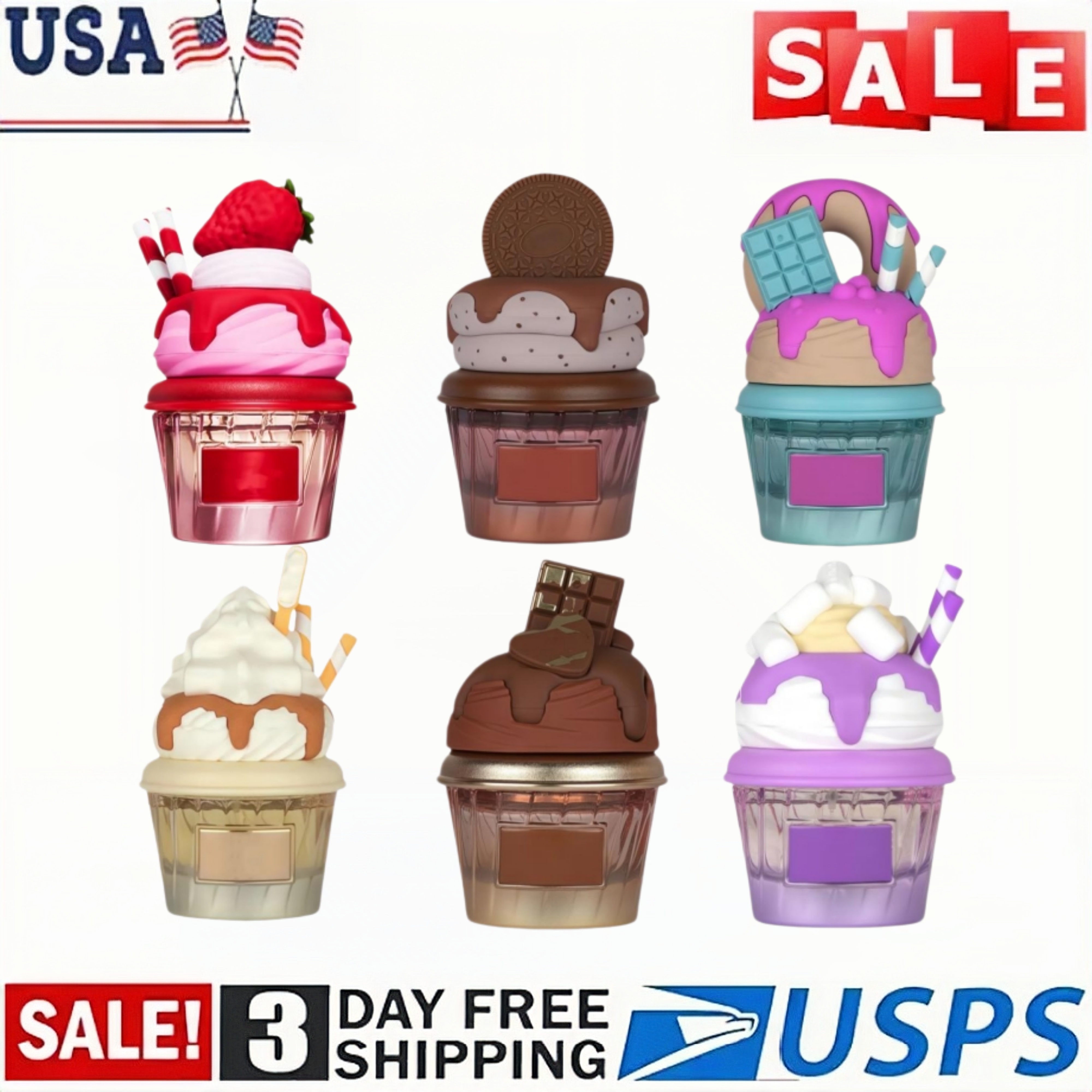 Women's Cute Perfume Full Collection, 75ml Long Lasting Sweet Fragrance, USA Warehouse 3 Day Free USPS Shipping