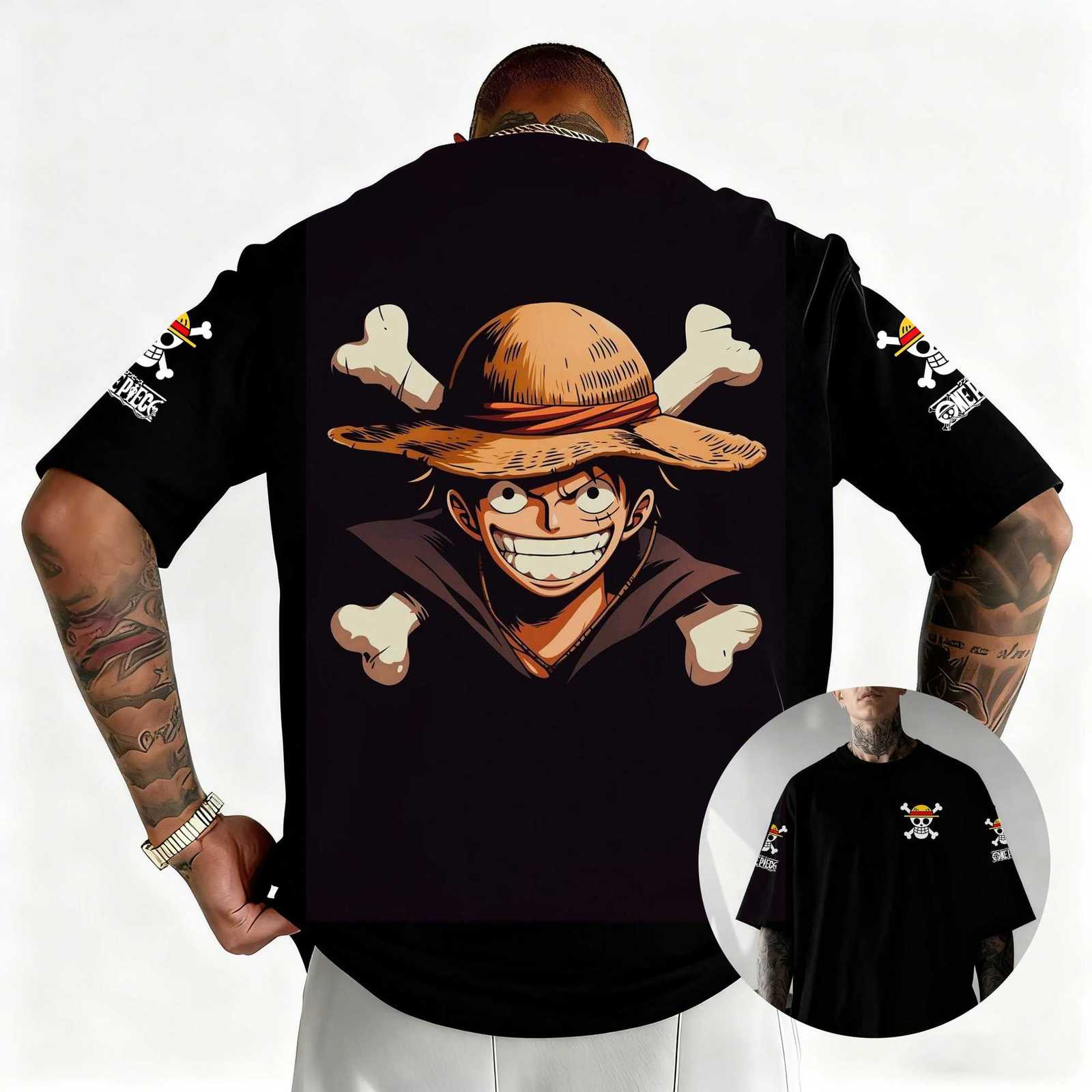 One Piece Anime Luffy T Shirt Cotton Cartoon Short Sleeve Graphic Tee Summer Casual Top Men Women New Fashion Y2k Mens Clothing C260402