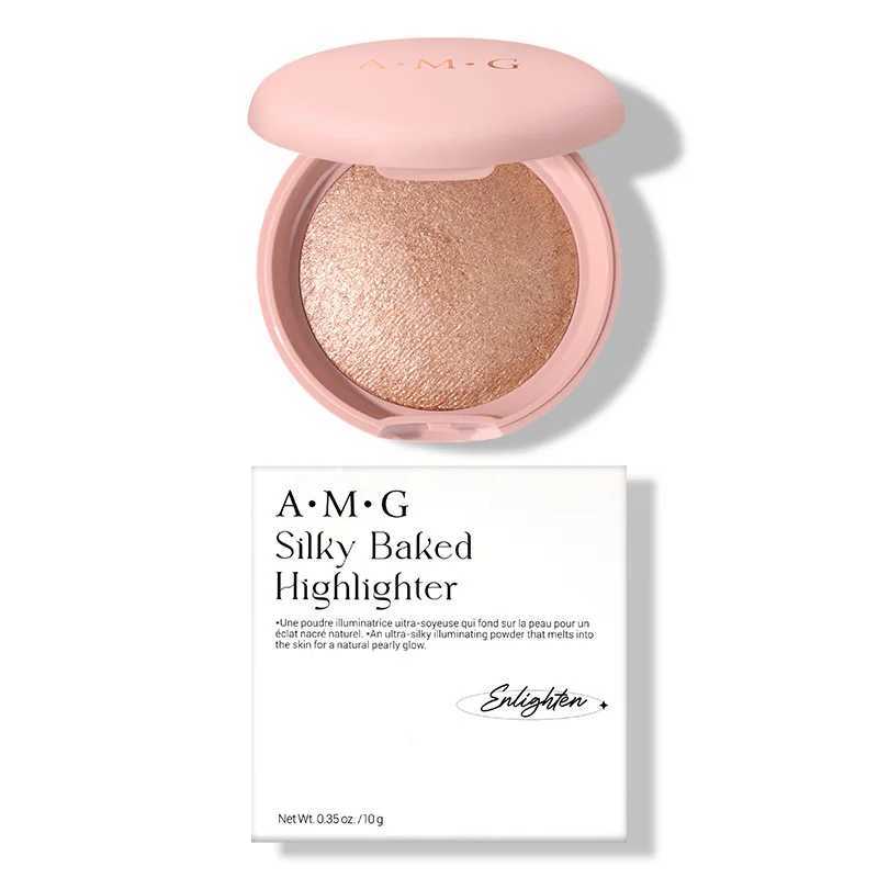 Face Highlighter Palette High Glossy Face Illuminator Palette Natural Glow Finish Pearl Shimmer Smooth Baked Powder H260402