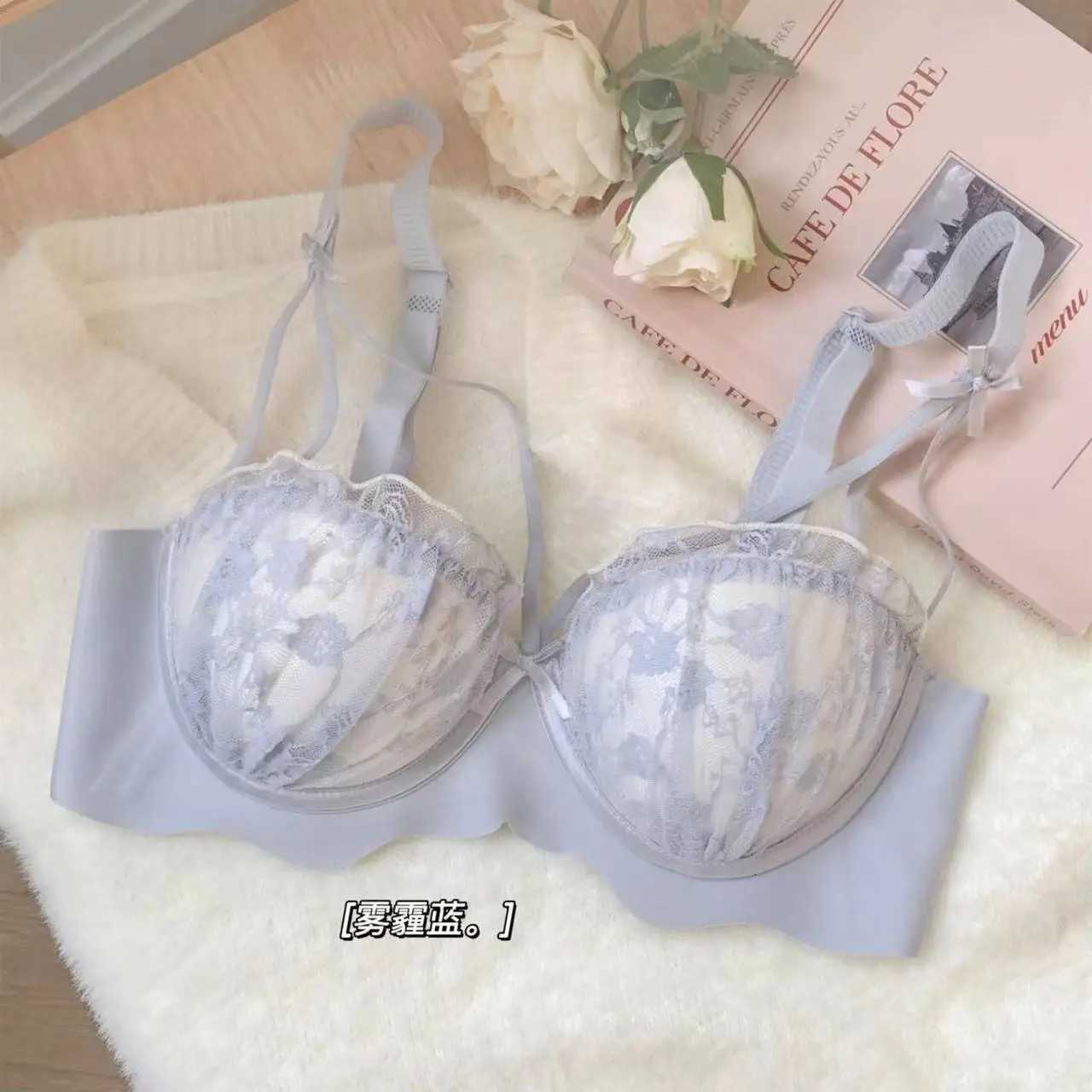 New Sweet and Cute Girl-free Undergarment Womens Comfortable Bra Cover Set Z260402