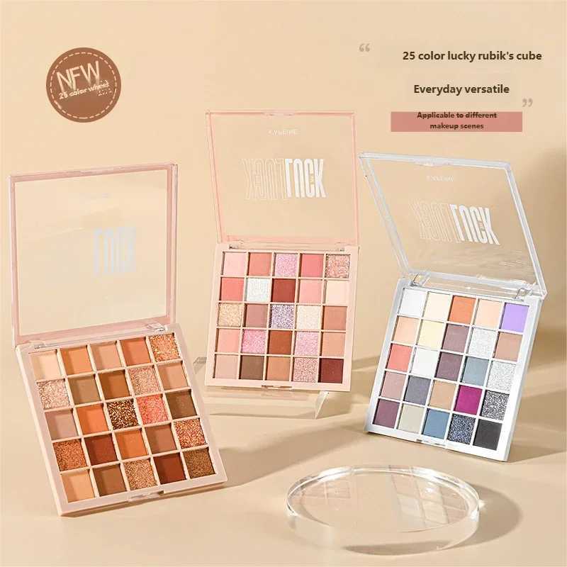 MUGELUUN Pink Eyeshadow Palette Lucky Style with Stunning Matte Shimmer Shades Versatile for Everyday and Special Occ 25 Color H260402