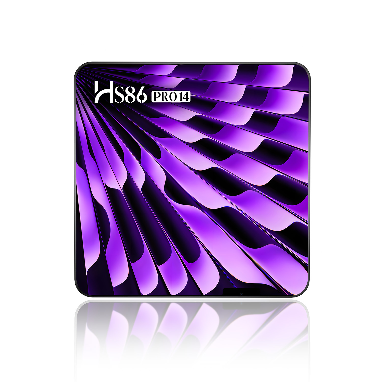HS86 Pro 14 TV Box Android 14 RK3518 Quad Core 2GB RAM 16GB ROM 4K LAN 100M Wifi6 BT 5.4 Voice Remote Media Player Set Top Box