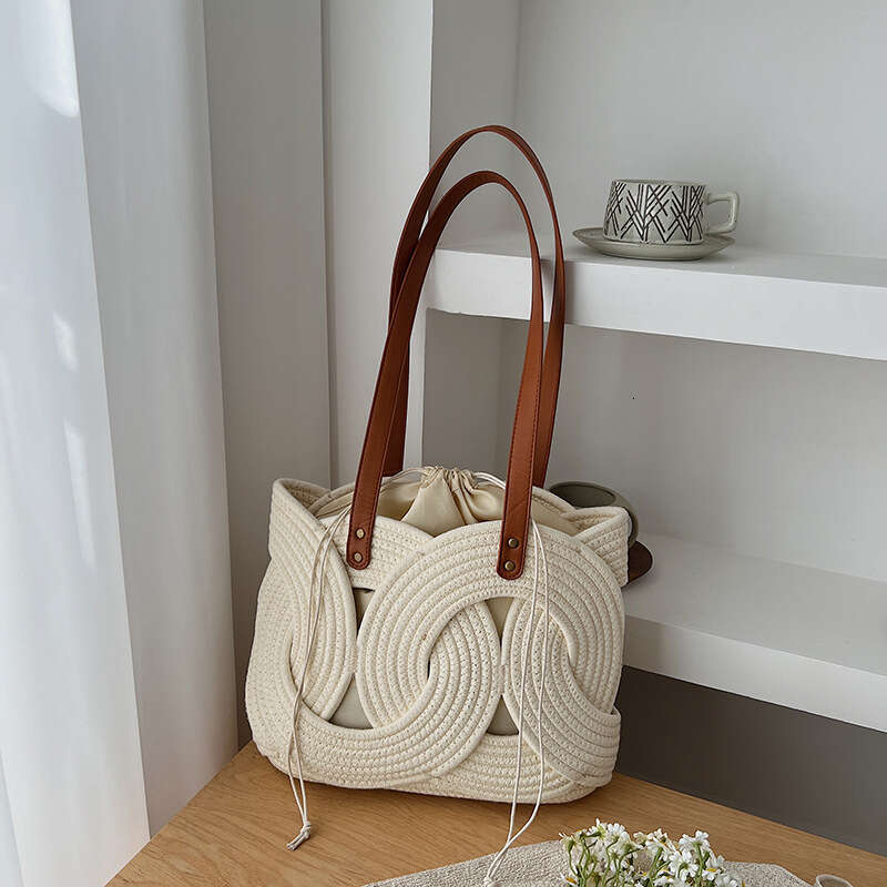 Handbag, Beach Straw Simple Spring New Trendy Ins Style Elegant Lady Bag, Woven Bag Kl928