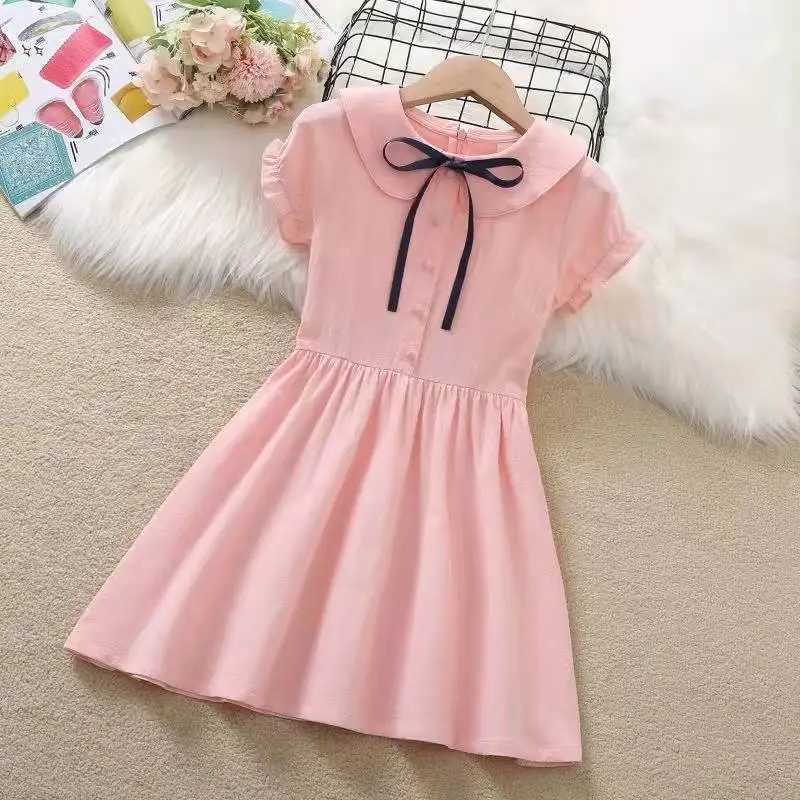 Fashion Summer 2026 Girls Cute Dress Party Kids School Dresses Costumes Children Princess Clothes Teen Vestidos 4 6 8 10 12 Year H260402