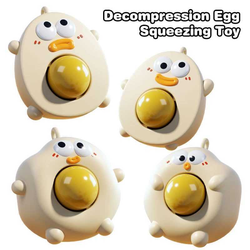 Cute Egg Squeeze Toy Anxiety Stress Relief Sensory Antistress Toys For Adults Birthday Christmas Gift H260402