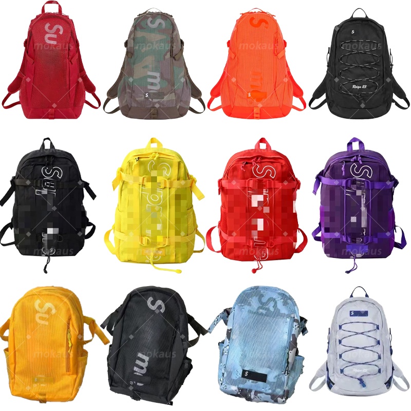 Supremesly Backpack School Outdoor Designer Bag Casual Trendy Large Capacity Travel Laptop High School Fashion College Student Middle Bag Basketball Bag