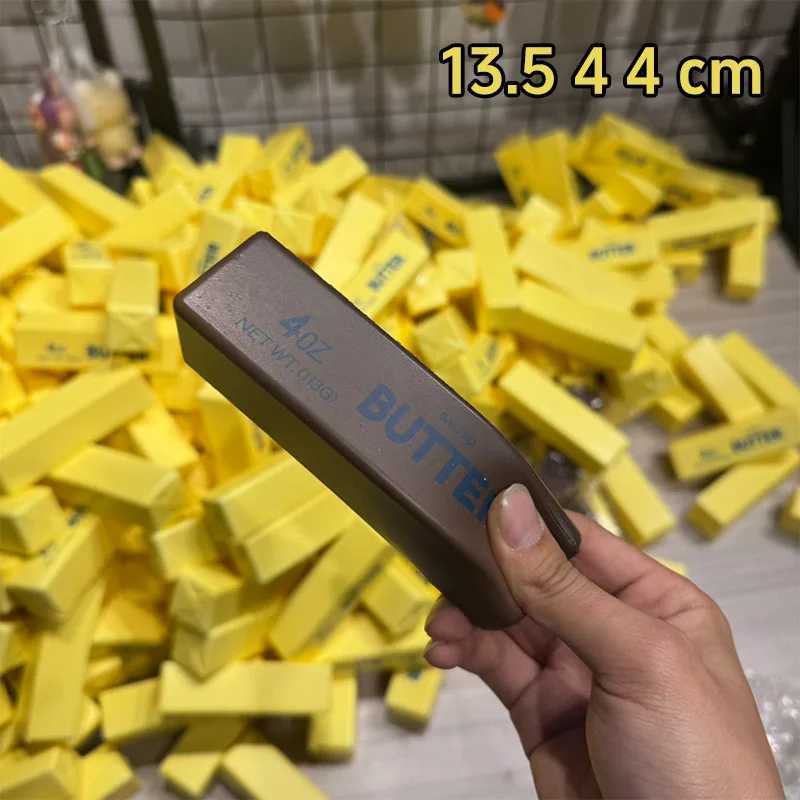 Slow Rebound Cute Butter Extrusion Pressure Ball New Extrusion Ball Simulation Butter Stick Soft Extrusion Decompression Toys H260402