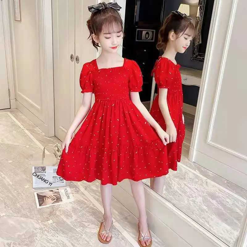 Fashion Summer 2026 Girls Cute Dress Party Kids School Dresses Costumes Children Princess Clothes Teen Vestidos 4 6 8 10 12 Year H260402