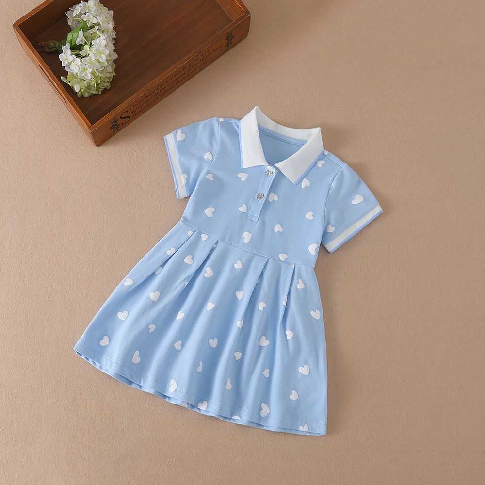 Girls Clothes 2025 New Summer Princess Dresses Short Sleeve Kids Dress Baby Dresses for Children Clothing 2-6Y H260402